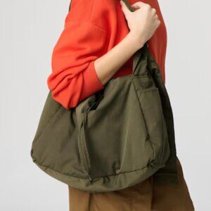 NEW - UNIQLO Soft Puffy Shoulder Bag - Olive